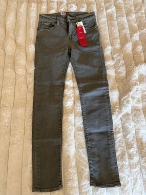 Levi's Dark Gray Skinny Jeans with Red Tag